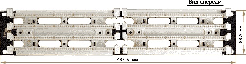 Кросс-панель Lanmaster LAN-RS110-200FT