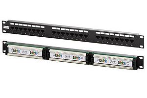 Коммутационная патч-панель Hyperline PPHD-19-24-8P8C-C5E-110D