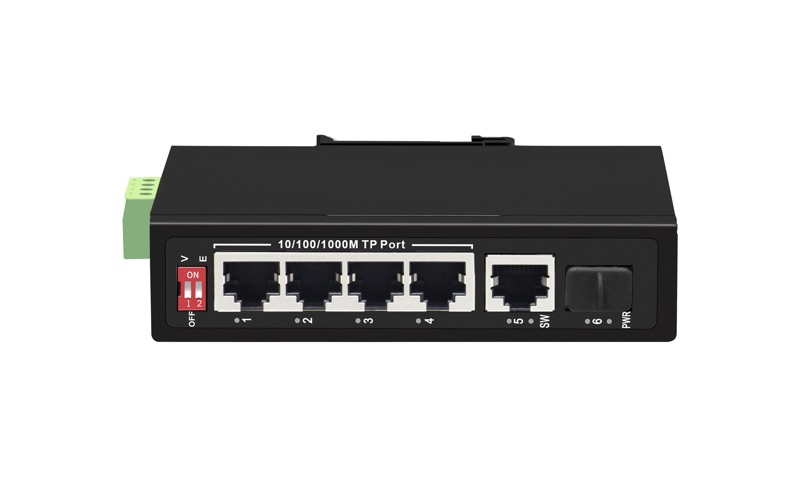 Индустриальный коммутатор GIGALINK GL-SW-G005-06SG-I