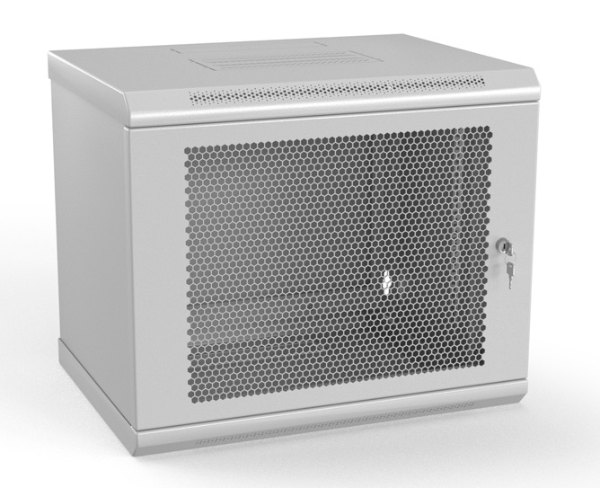 Настенный шкаф Hyperline TWL-1566-SD-RAL7035