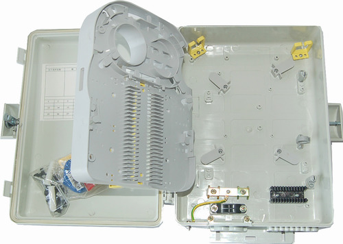 Оптический сплайс бокс Hyperline на 24 порта FO-WBP-24A-GY