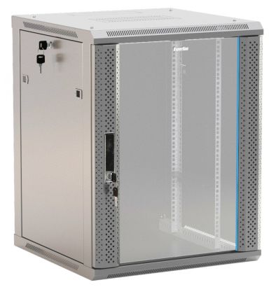 Шкаф телекоммуникационный настенный Hyperline TWB-1245-GP-RAL7035