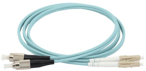 Коммутационный шнур оптический Hyperline FC-D2-503-FC/PR-LC/PR-H-3M-LSZH-AQ