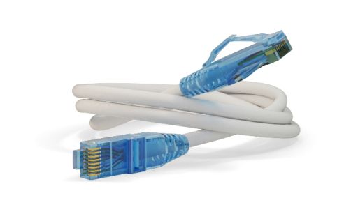 Шнур коммутационный Hyperline PC-LPM-UTP-RJ45-RJ45-C6-0.5M-LSZH-WH