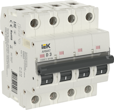 Автоматический выключатель IEK AR-M10N-4-D003