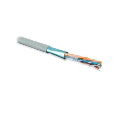Кабель витая пара Hyperline FUTP4-C5E-S24-IN-PVC-GY-305
