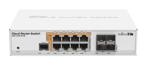 Маршрутизатор Mikrotik CRS112-8P-4S-IN