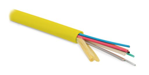 Кабель волоконно-оптический Hyperline FO-MB-IN-9S-48-LSZH-YL