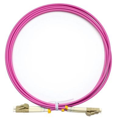 Коммутационный шнур оптический Cabeus FOP-50-OM4-LC-LC-2m