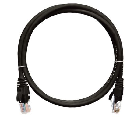 Шнур коммутационный Nikomax NMC-PC4UD55B-010-BK