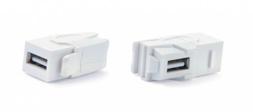 Модуль Hyperline KJ1-USB-VA3-WH