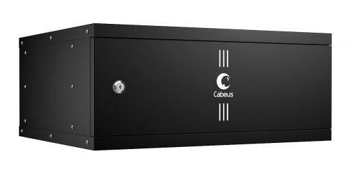 Шкаф телекоммуникационный настенный Cabeus WSC-05D-4U55/45m-BK