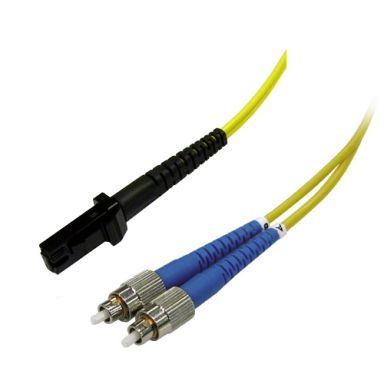 Коммутационный шнур оптический Hyperline FC-D2-9-FC/UR-MTRJM/UR-H-1M-LSZH-YL