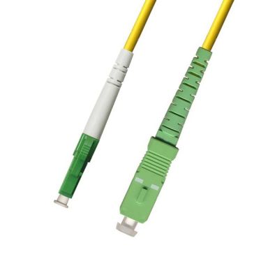 Коммутационный шнур оптический Hyperline FC-S2-9-LC/AR-SC/AR-H-2M-LSZH-YL