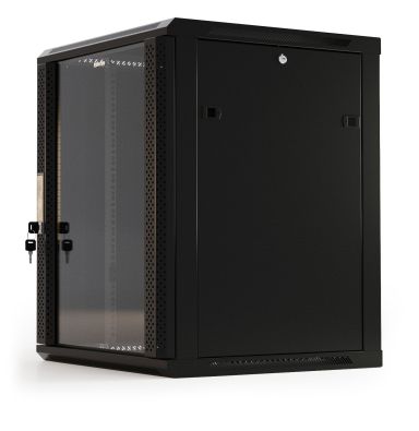 Шкаф телекоммуникационный настенный Hyperline TWB-FC-2266-GP-RAL9004