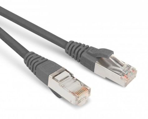 Шнур коммутационный Hyperline PC-LPT-UTP-RJ45-RJ45-C6-1M-LSZH-GY