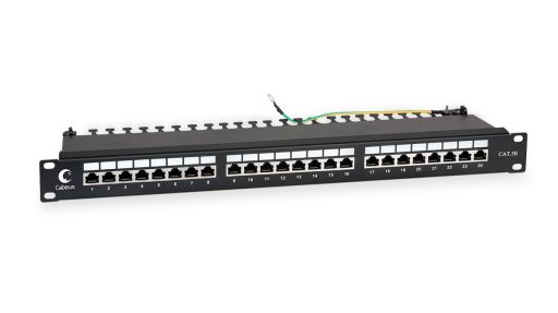 Коммутационная патч-панель Cabeus PL-24-Cat.5e-SH-Dual