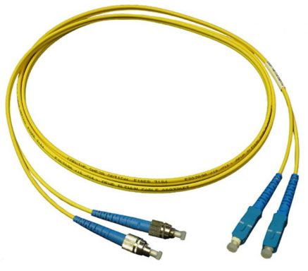 Коммутационный шнур оптический Hyperline FC-D2-9-FC/UR-SC/UR-H-30M-LSZH-YL