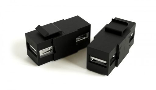 Модуль Hyperline KJ1-USB-A2-BK