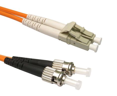 Коммутационный шнур оптический Hyperline FC-D2-62-LC/PR-ST/PR-H-30M-LSZH-OR