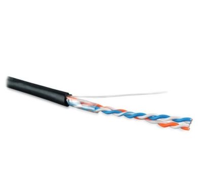 Кабель витая пара Hyperline UUTP2-C5-S24-OUT-PE-BK-500