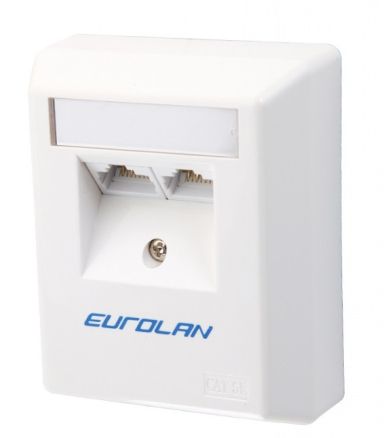 Розетка информационная Eurolan 12D-U5-02WT
