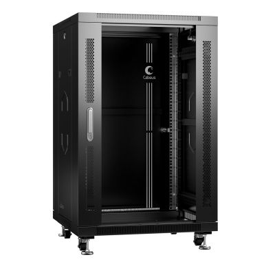 Шкаф телекоммуникационный напольный Cabeus SH-05C-22U60/80-BK