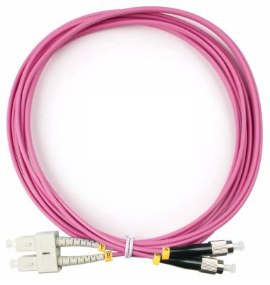 Коммутационный шнур оптический Cabeus FOP-50-OM4-SC-FC-3m