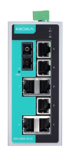 Коммутатор MOXA EDS-208A-M-ST