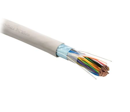 Кабель многопарный Hyperline FUTP50-C3-S24-IN-LSZH-GY