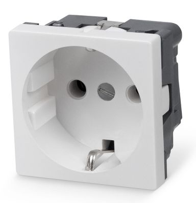 Розетка электрическая Cabeus ME45-WH