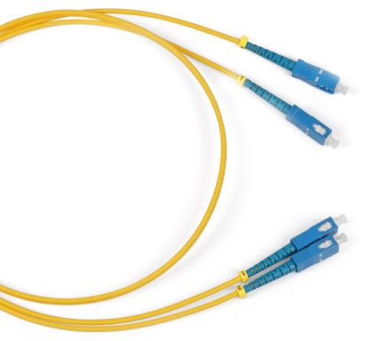 Коммутационный шнур оптический Hyperline FC-D2-9-SC/UR-SC/UR-H-50M-LSZH-YL