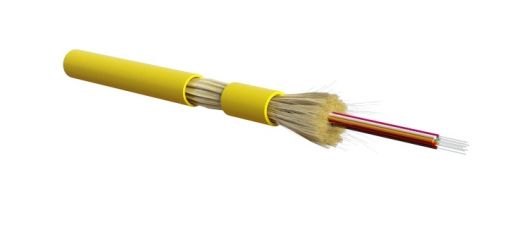 Кабель волоконно-оптический Hyperline FO-DT-IN-9S-8-LSZH-YL