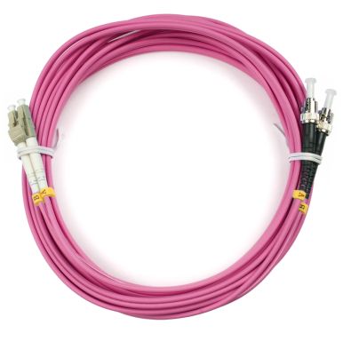 Коммутационный шнур оптический Cabeus FOP-50-OM4-LC-ST-7m