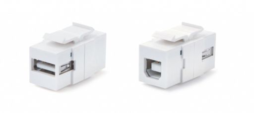 Модуль Hyperline KJ1-USB-A-B2-WH