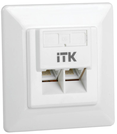 Розетка информационная ITK CS2-1C06U-2-1
