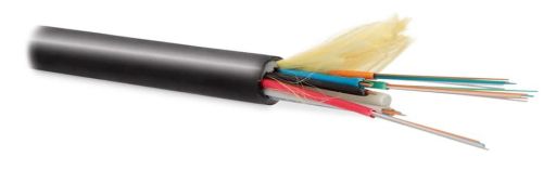 Кабель волоконно-оптический Hyperline FO-DT-IN/OUT-503-4-LSZH-BK