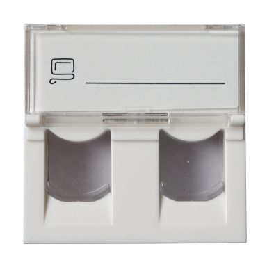 Лицевая панель розеточная BNH B200.2-45x45-FB