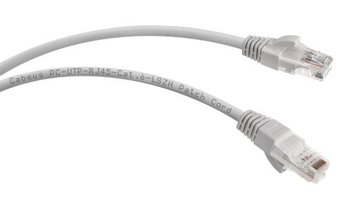 Шнур коммутационный Cabeus PC-UTP-RJ45-Cat.6-2m-LSZH