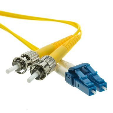 Коммутационный шнур оптический Hyperline FC-D2-9-LC/UR-ST/UR-H-50M-LSZH-YL