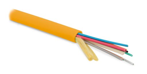 Кабель волоконно-оптический Hyperline FO-MB-IN-50-48-LSZH-OR