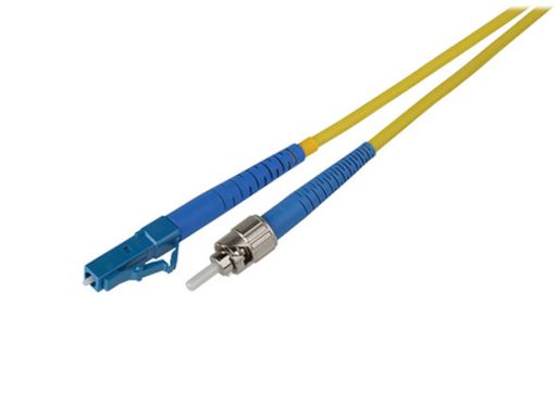 Коммутационный шнур оптический Hyperline FC-S2-9-LC/UR-ST/UR-H-3M-LSZH-YL