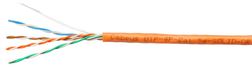 Кабель витая пара Cabeus UTP-4P-Cat.5e-SOLID-OR-50
