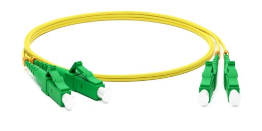 Коммутационный шнур оптический Hyperline FC-D2-9-LC/AR-LC/AR-H-2M-LSZH-YL