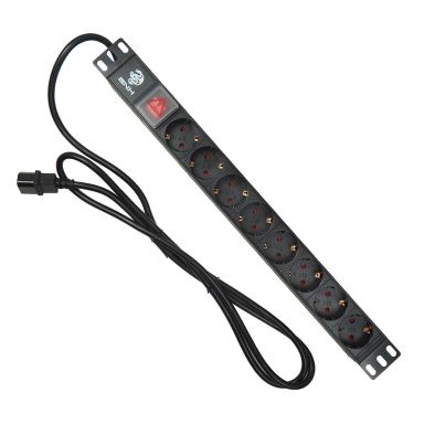 Блок распределения питания BNH B800.3-1U-8S-2IEC