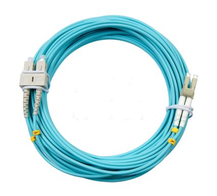 Коммутационный шнур оптический Hyperline FC-D2-503-LC/PR-SC/PR-H-2M-LSZH-AQ