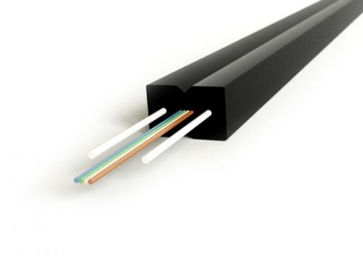 Кабель волоконно-оптический Hyperline FO-FTTH-IN-9S-4-LSZH-BK