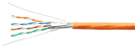 Кабель витая пара Cabeus STP-4P-Cat.6a-SOLID-IN-LSZH