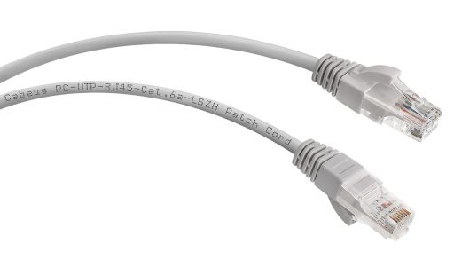 Шнур коммутационный Cabeus PC-UTP-RJ45-Cat.6a-3m-LSZH