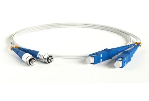Коммутационный шнур оптический Hyperline FC-D2-9A1-FC/UR-SC/UR-H-2M-LSZH-WH